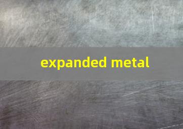  expanded metal